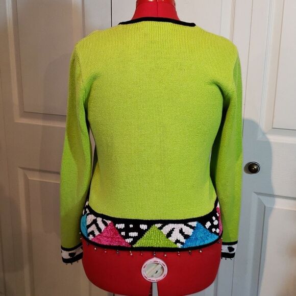 Jack B. Quick Unique Vibrant Colorful Sweater - Picture 7 of 12